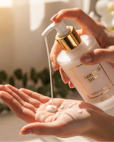 Luminous Silk Body Lotion – Hydrating & Smooth Skin Moisturizer (100 ml)
