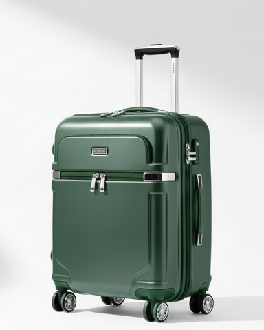 Premium Hard-Shell Trolley Bag with 360° Spinner Wheels – Lightweight Travel Suitcase