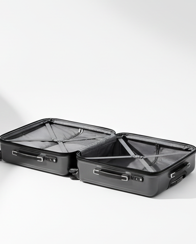 Premium Hard-Shell Trolley Bag with 360° Spinner Wheels – Lightweight Travel Suitcase